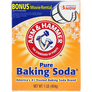 Arm & Hammer, Чистая пищевая сода, 1 фунт (454 г)