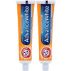 Arm & Hammer‏, Advance White, Extreme Whitening Toothpaste, Clean Mint, Twin Pack, 6.0 oz (170 g) Each