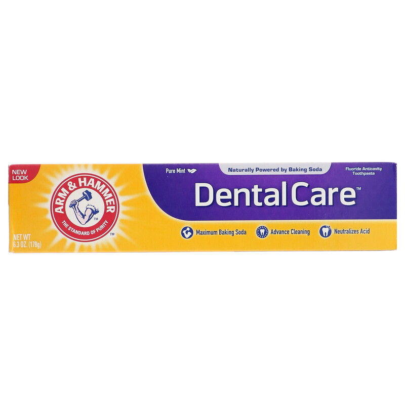 Arm & Hammer, Dental Care, Fluoride Anticavity Toothpaste, Pure Mint, 6