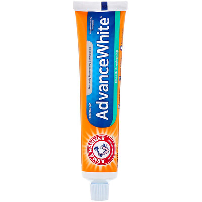 Arm & Hammer AdvanceWhite, Breath Freshening Toothpaste, Winter Mint, 6.0 oz (170 g)