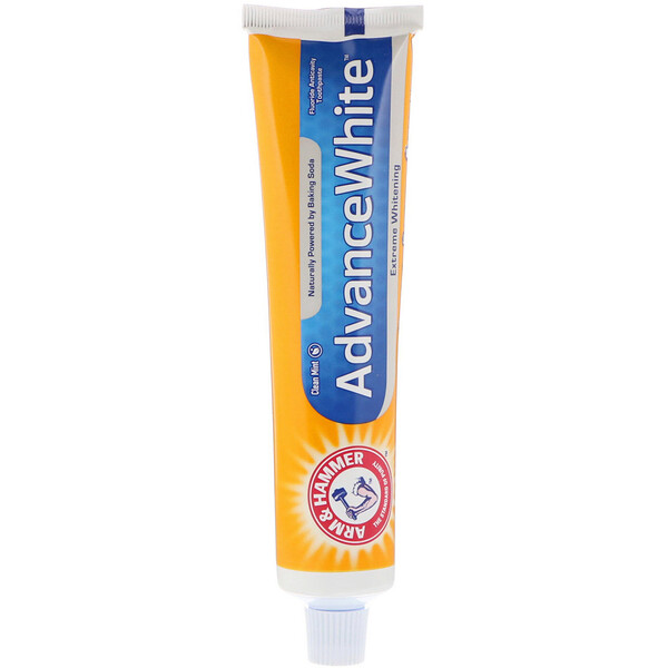 Advance White, Baking Soda & Peroxide Toothpaste, Extreme Whitening with Stain Defense, 6.0 oz (170 g)