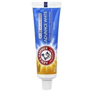 Arm & Hammer, AdvanceWhite, zubná pasta s fluoridom proti zubnému kazu, čistá mäta, 121 g