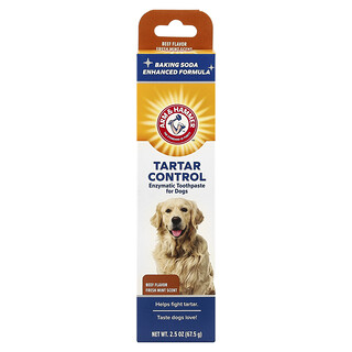 Arm & Hammer, Enzymatická zubná pasta pre psov proti zubnému kameňu, hovädzie mäso, 67,5 g