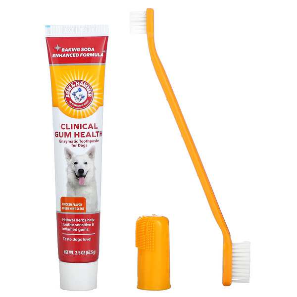 Arm & Hammer‏, Clinical Gum Health, Dental Kit For Dogs, Chicken, 3 Piece Kit