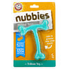 Arm & Hammer, Nubbies, Dental Toys for Moderate Chewers, Tribone, Peanut Butter, 1 Toy