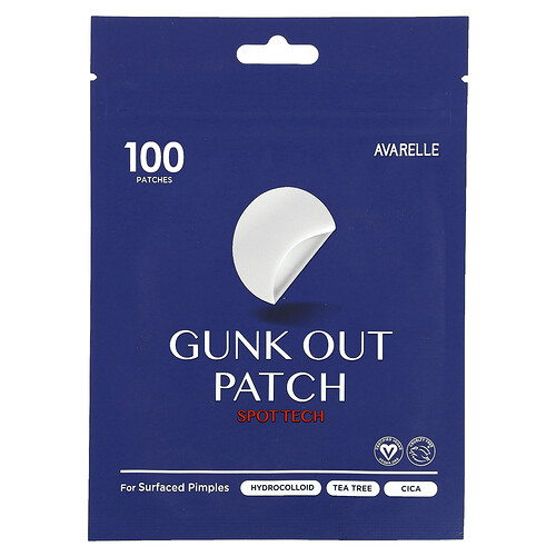 Avarelle Gunk Out Patch, Spot Tech , 100 Patches