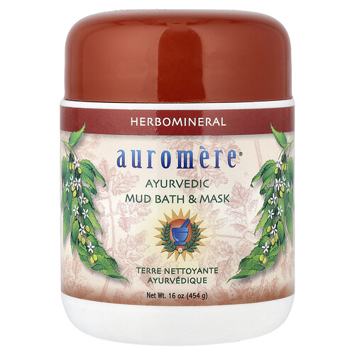 Auromere, Ayurvedic Mud Bath & Beauty Mask, ayurvedisches Schlammbad und Schönheitsmaske, 454 g (16 oz.)