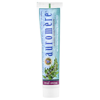 Auromere, Ayurvedische pflanzliche Zahnpasta, ohne Minze, 4.16 oz (117 g)