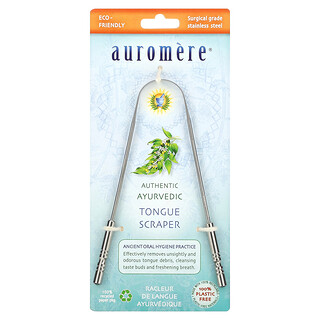Auromere, Auténtico ayurvédico, Raspador de lengua`` 1 raspador