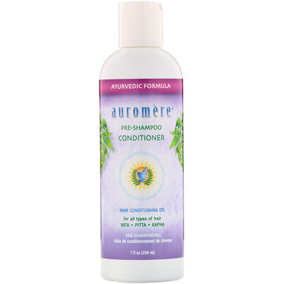 Купить Auromere кондиционер для использования перед шампунем, масло-кондиционер для волос, 206 мл (7 жидк. унций)