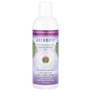 Auromere, Aceite acondicionador capilar rejuvenecedor, Para todo tipo de cabello, 206 ml (7 oz. líq.)