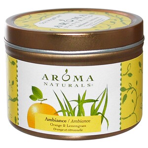 Отзывы о Арома Натуралс, Soy VegePure, Ambiance, Orange & Lemongrass, 2.8 oz (79.38 g)
