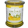 Aroma Naturals, 全天然大豆精油香薰蠟燭,甜橙&檸檬草香型,3英寸x3.5英寸