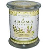 Aroma Naturals, 全天然大豆圓柱蠟燭,冥想,廣藿香與乳香香型,8.8盎司(260克),3" x 3.5"