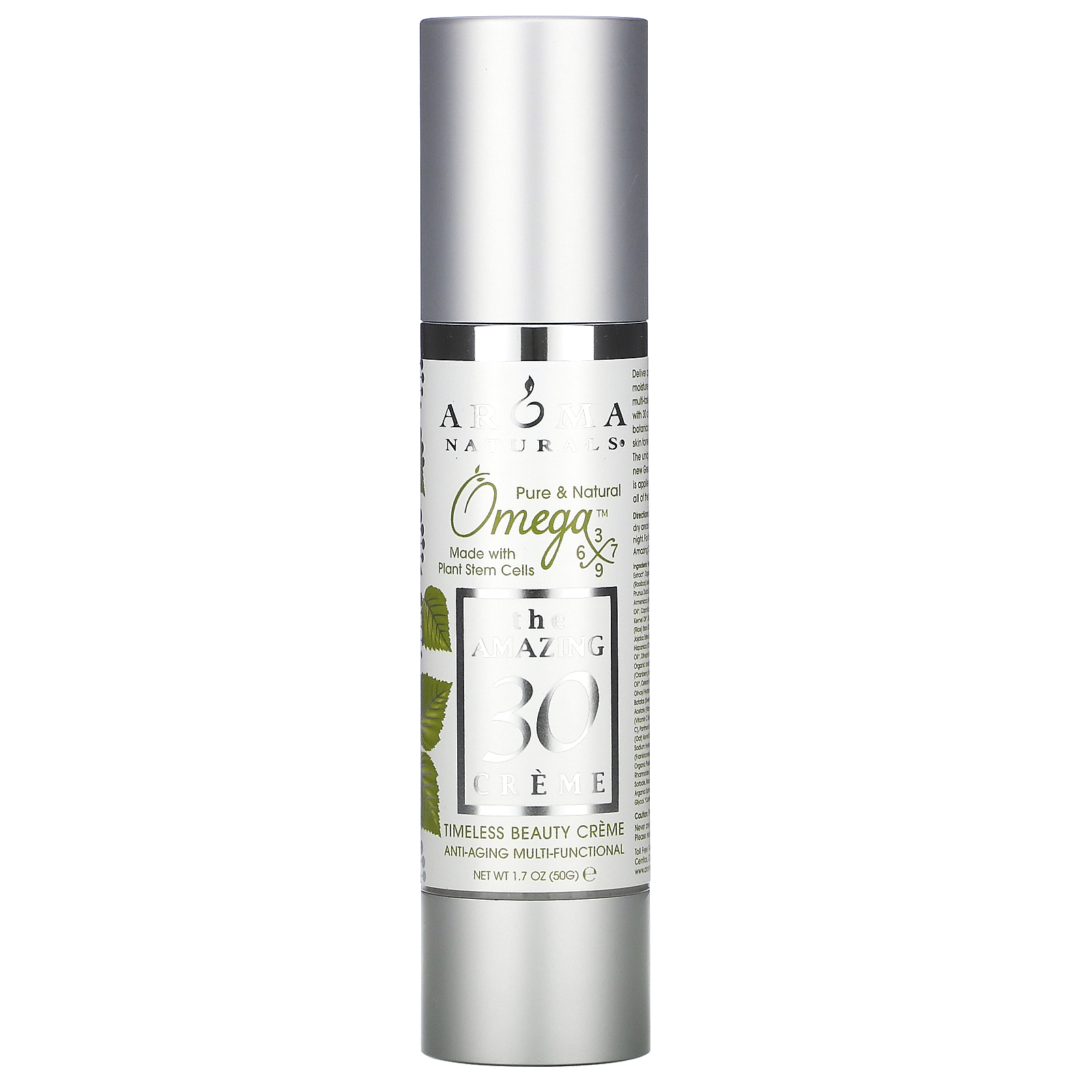 Aroma Naturals The Amazing 30 Creme Anti Aging Multi Functional 2 Oz 60 G Iherb