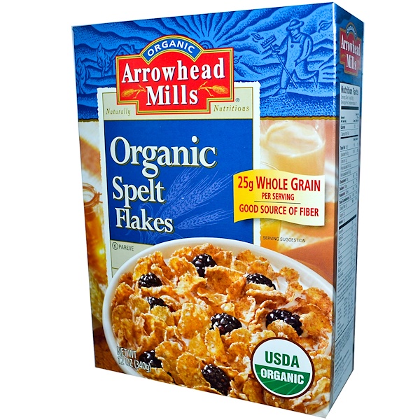 Arrowhead Mills, Organic Spelt Flakes, 12 oz (340 g)