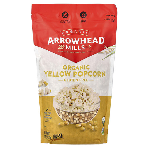 Arrowhead Mills, Organic Yellow Popcorn, 28 oz (793 g)