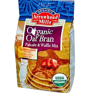 Эрроухэд Миллс, Organic Oat Bran, Pancake & Waffle Mix, 26 oz (737 g) отзывы покупателей