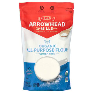 Arrowhead Mills, 1 To 1 Organic All-Purpose Flour, Gluten-free, 567 g (20 oz)