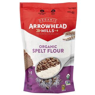 Arrowhead Mills, Økologisk speltmel, 623 g
