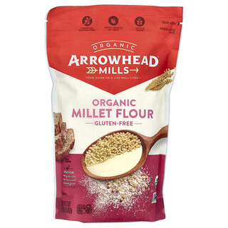 Arrowhead Mills, Ekologiskt hirsmjöl, glutenfritt, 652 g