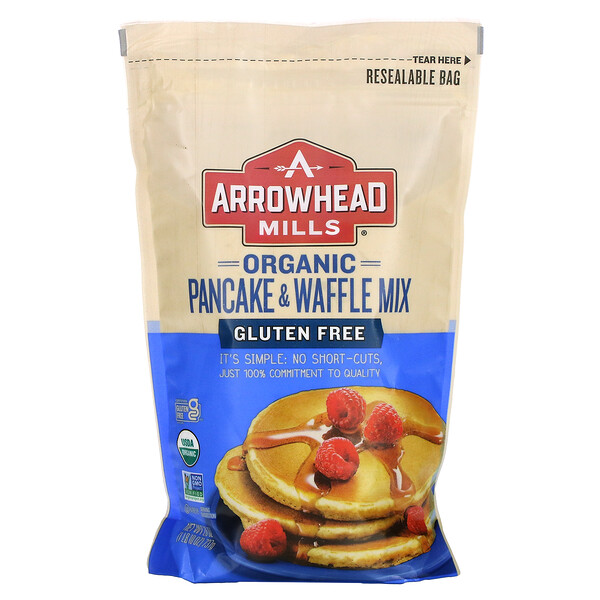 Organic Pancake & Waffle Mix, Gluten Free, 1 lb 10 oz (737 g)