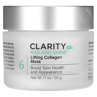 ClarityRx, Rise & Shine，提升胶原蛋白面膜，1.7 盎司（50 克）