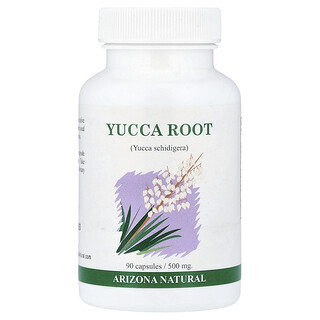 Arizona Natural, Raíz de yuca, 90 cápsulas (500 mg por cápsula)