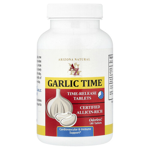 Arizona Natural, Garlic Time, 600 mg , 180 Tablets