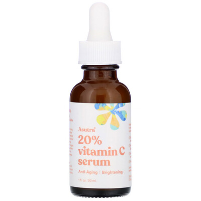 Купить Asutra 20% Vitamin C Serum, 1 fl oz (30 ml)