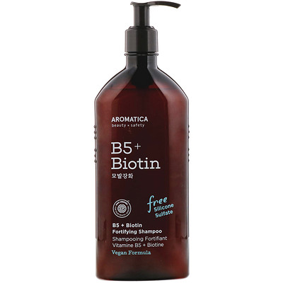 Aromatica B5 + Biotin, Fortifying Shampoo, 13.5 fl oz (400 ml)