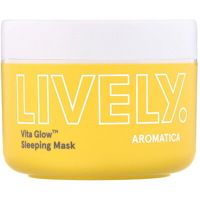 

Aromatica Lively, Vita Glow, Sleeping Mask, 3.5 oz (100 g)