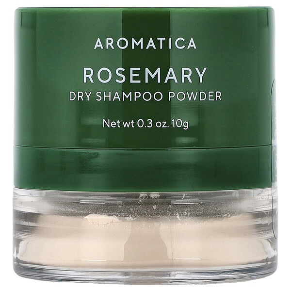 Aromatica Dry Shampoo Powder, Rosemary, 0.3 oz (10 g)