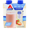 Atkins, Protein-Rich Shake, Strawberry, 4 Shakes, 11 fl oz (325 ml) Each