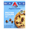 Atkins, 언제나 먹을 수 있는 스낵, 단백질 쿠키, 초콜릿 칩, 쿠키 4개, 개당 39g(1.38oz)