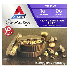 Endulge™,Treat, стаканчики з арахісовою пастою, 10 стаканчиків по 17 г