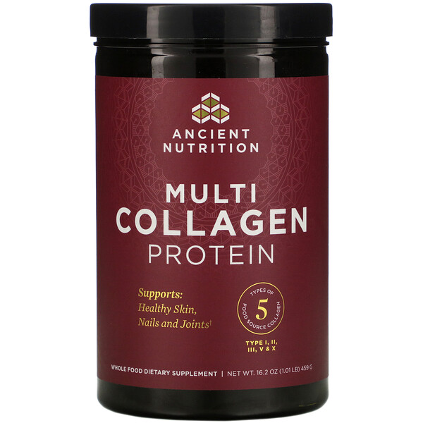 Dr. Axe / Ancient Nutrition, Multi Collagen Protein, 1.01 lb (459 g)