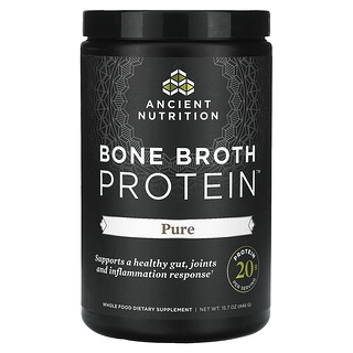 Ancient Nutrition, Bottenbouillon Eiwit, Puur, 15,7 oz (446 g)