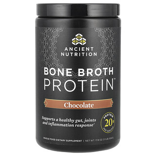 Ancient Nutrition, Bone Broth Protein™ 骨湯蛋白，巧克力，1.1 磅（504 克）