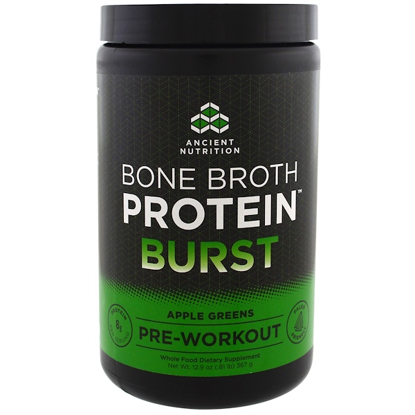 Dr. Axe / Ancient Nutrition, Bone Broth Protein Burst, Pre