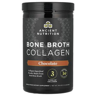 Ancient Nutrition, Csontleves kollagén, csokoládé, 1,2 font (528 g)