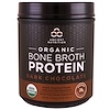 Dr. Axe / Ancient Nutrition, Protéines de bouillon d'os bio, Chocolat noir, 17.8 oz (504 g)