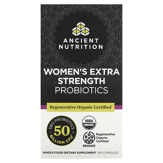 Ancient Nutrition, Probiotika pro ženy, 60 kapslí