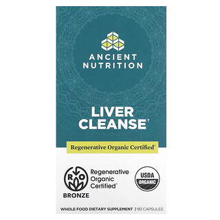 Ancient Nutrition, Limpieza hepática`` 90 cápsulas