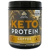 Dr. Axe / Ancient Nutrition, Keto Protein, Ketogenic Performance Fuel, Coffee, 1.2 lbs (545 g)