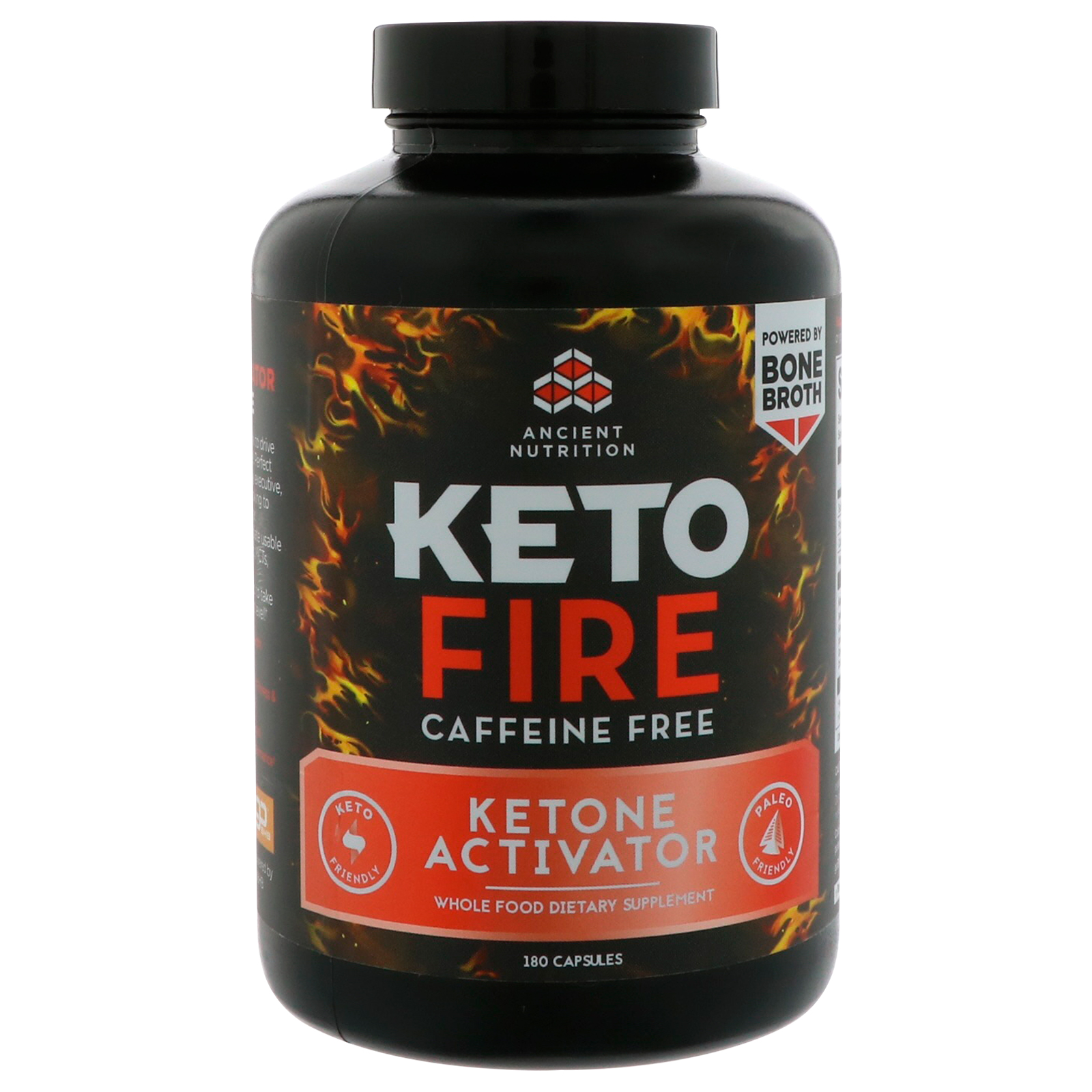 Dr. Axe / Ancient Nutrition, Keto Fire, Ketone Activator, 180 Capsules ...