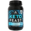 Dr. Axe / Ancient Nutrition, Keto Feast, équilibre cétogène boisson et substitut de repas, vanille, 710 g (25 oz)