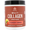 Dr. Axe / Ancient Nutrition, Multi Collagen Protein, Strawberry Lemonade, 1.18 lbs (535.5 g)