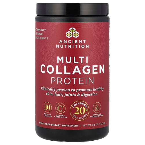 Ancient Nutrition, Multi Collagen Protein, Multi-Kollagen-Protein, 242,4 g (8,6 oz.)
