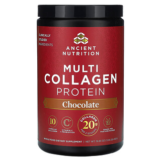 Ancient Nutrition, Multicollageenproteïne, chocolade, 472 g